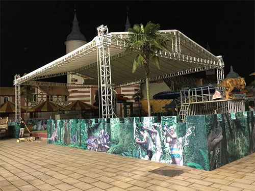 如何用铝合金桁架搭建舞台灯光架